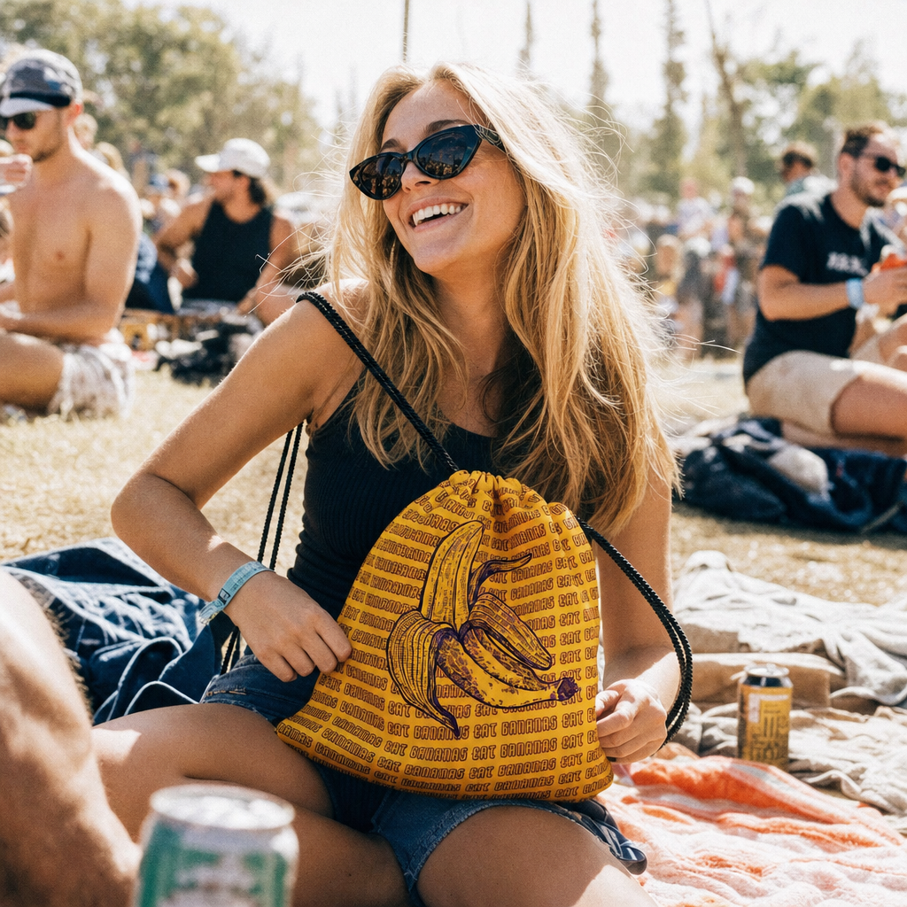 Bananas Drawstring Bag
