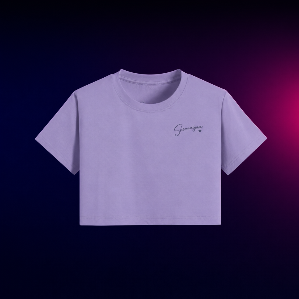 Shenanigans Womens Crop Top