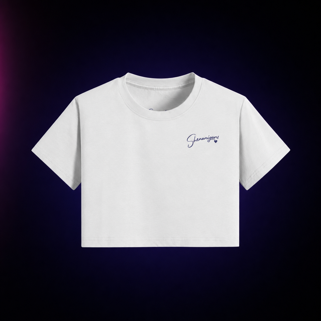 Shenanigans Womens Crop Top