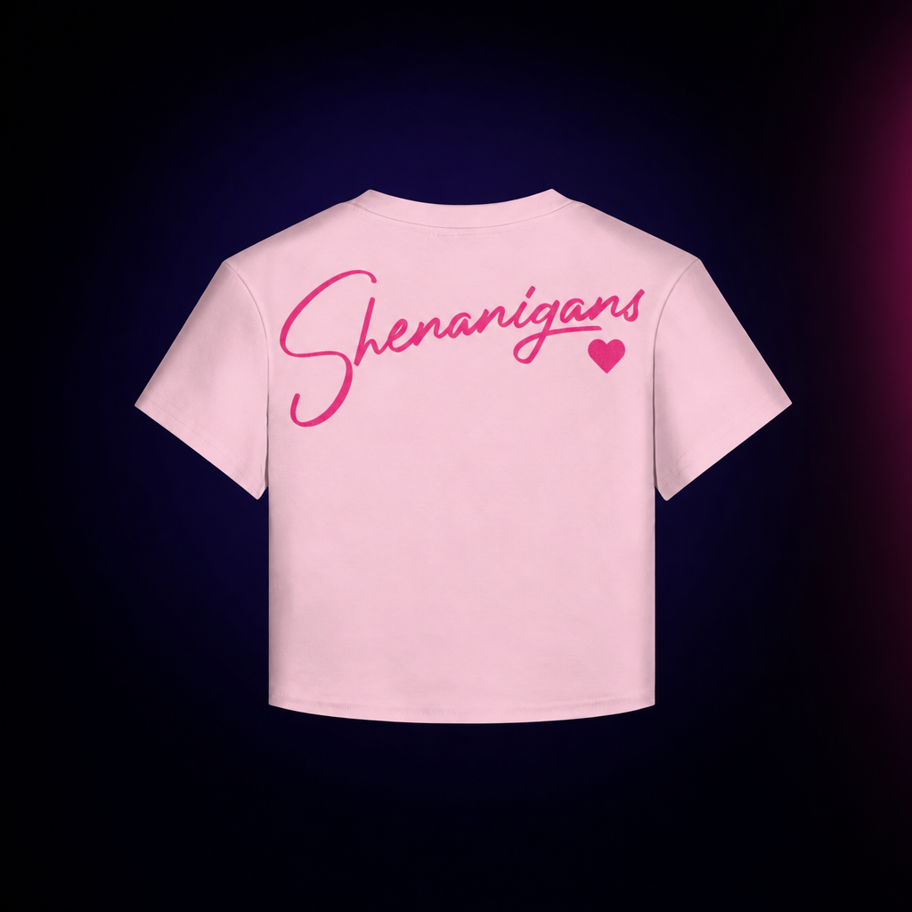 Shenanigans Womens Baby Tee - Stitched