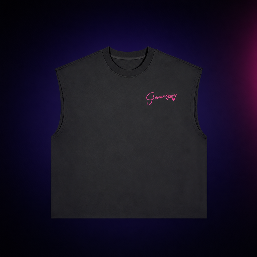 Shenanigans Unisex Boxy Heavy Tank Top