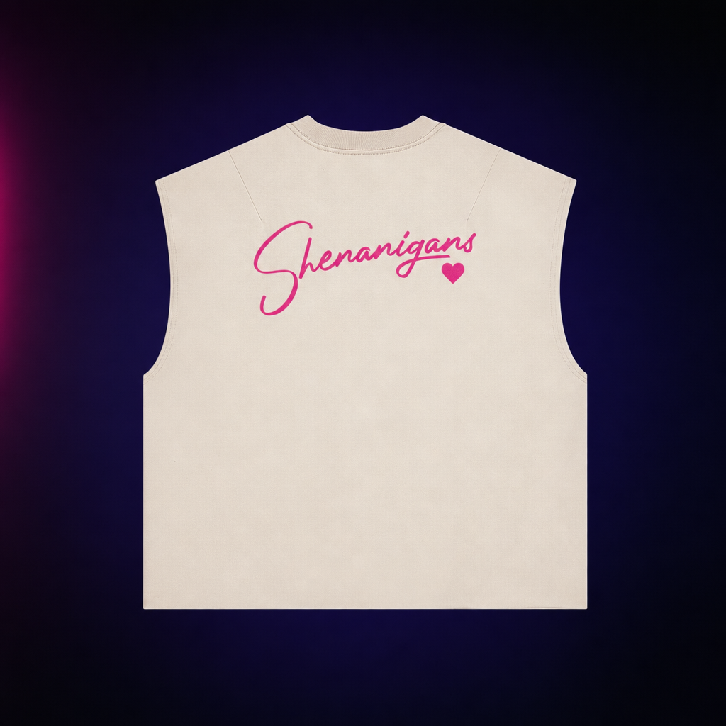 Shenanigans Unisex Boxy Heavy Tank Top