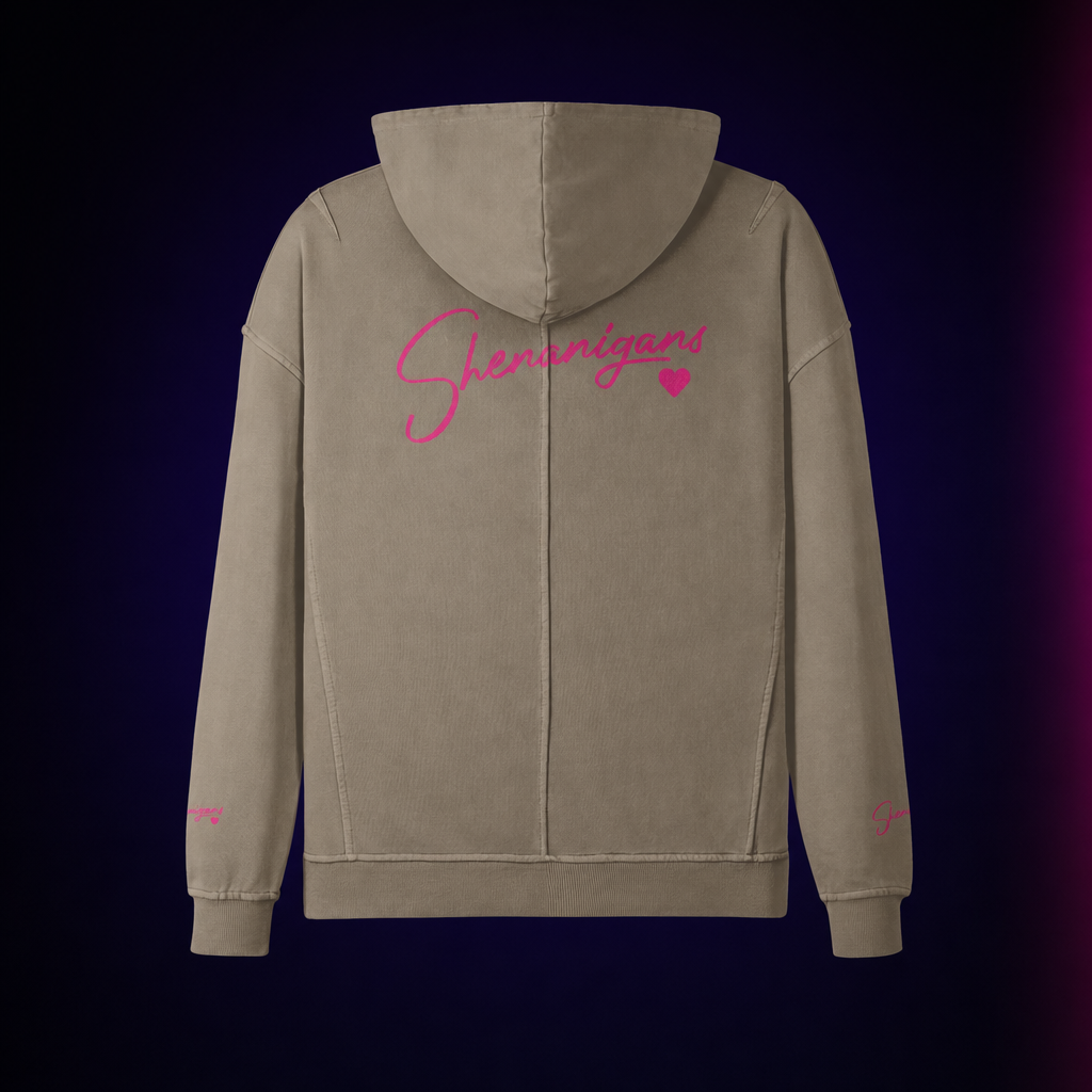 Shenanigans Unisex Turtleneck Hoodie - Stitched