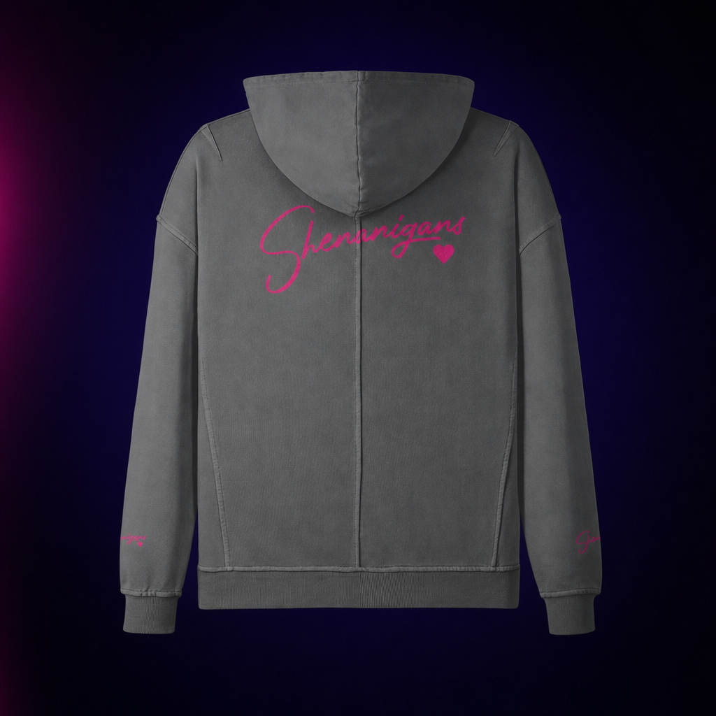 Shenanigans Unisex Turtleneck Hoodie - Stitched