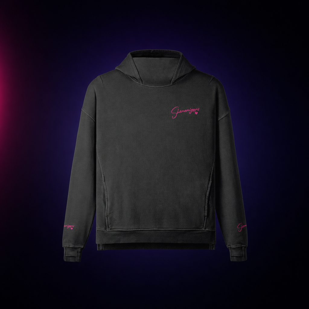 Shenanigans Unisex Turtleneck Hoodie - Stitched