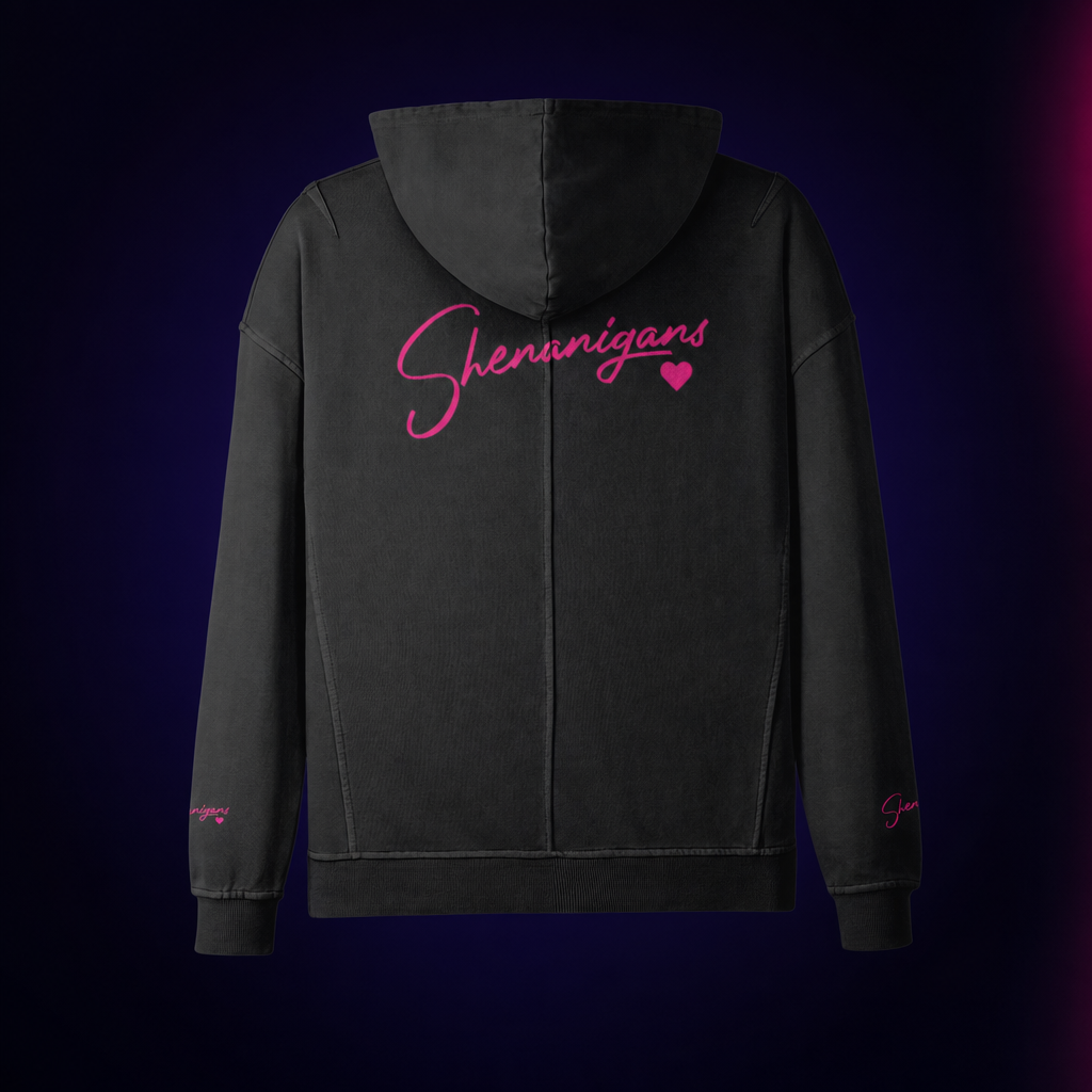 Shenanigans Unisex Turtleneck Hoodie - Stitched
