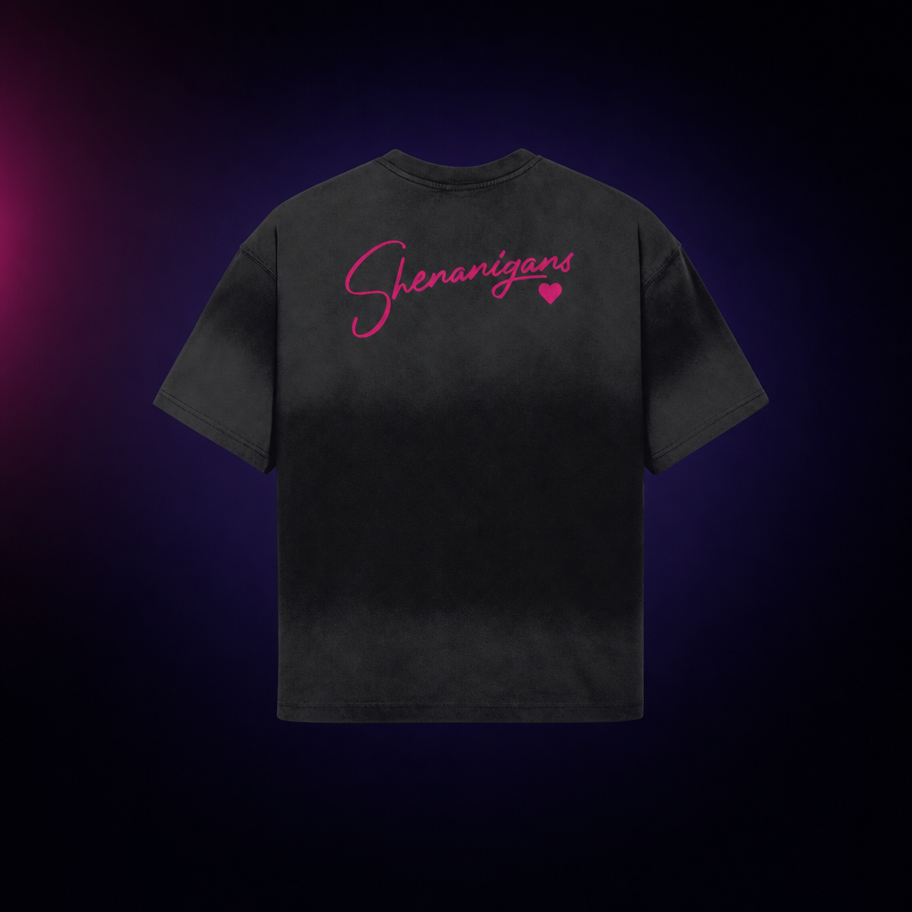 Shenanigans Unisex Boxy Tee - Tie-Dye