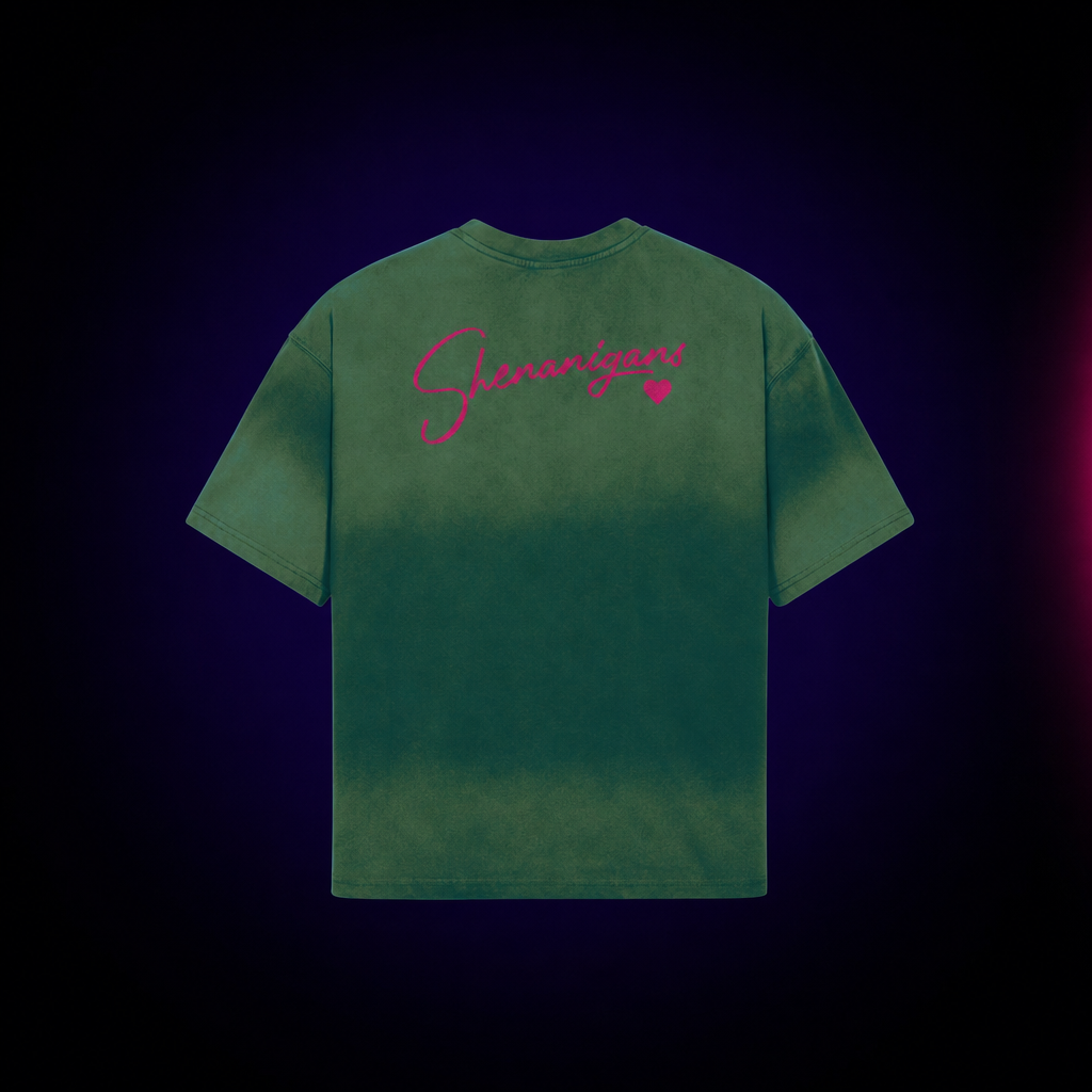 Shenanigans Unisex Boxy Tee - Tie-Dye