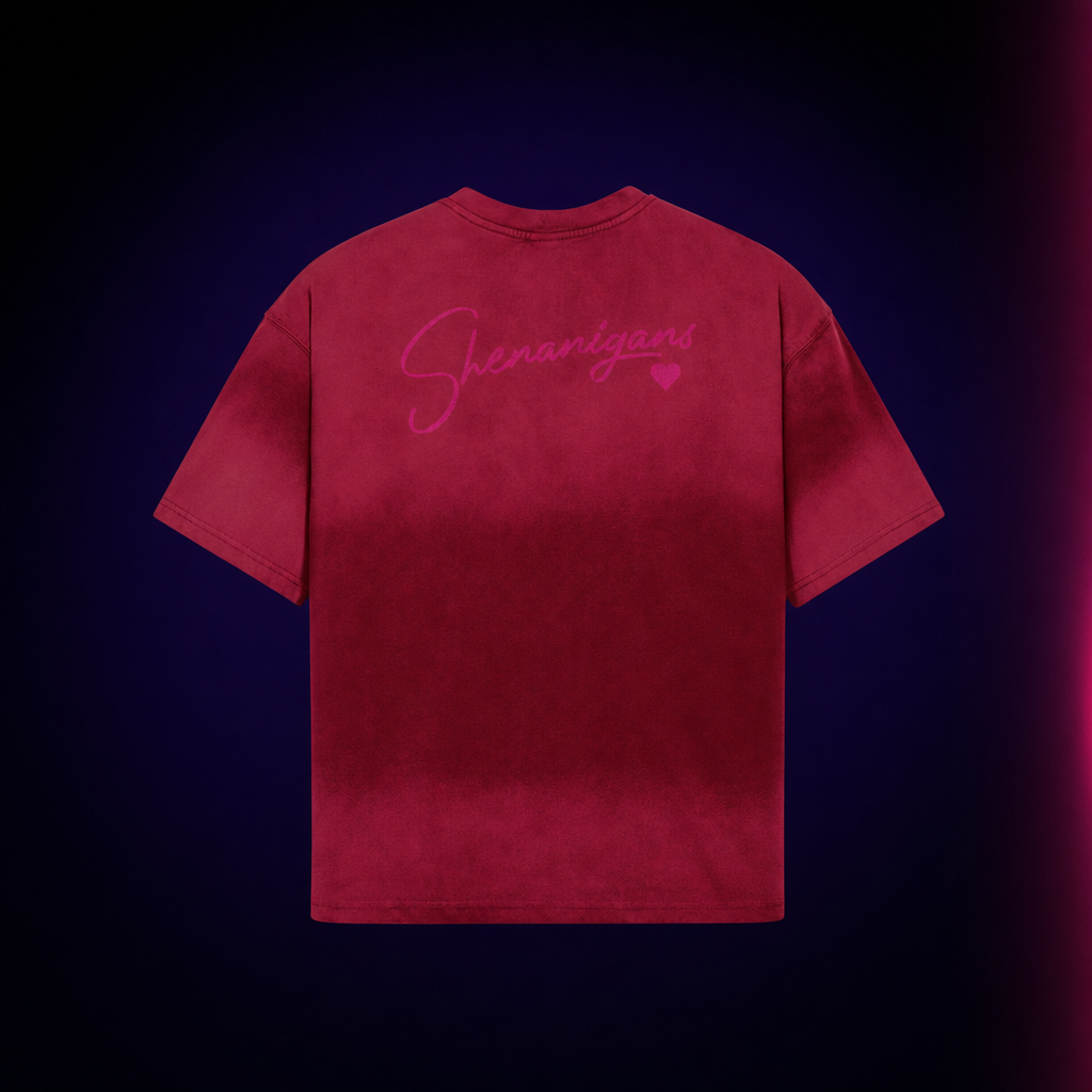Shenanigans Unisex Boxy Tee - Tie-Dye