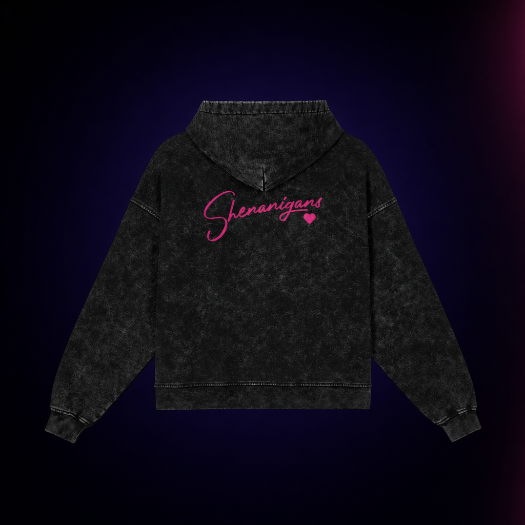 Shenanigans Unisex Snow Wash Hoodie