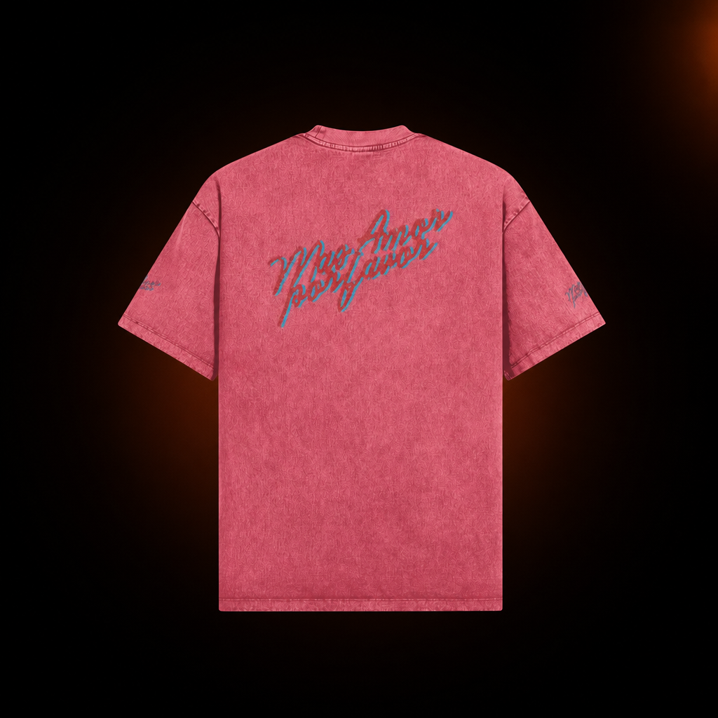 Más Amor Por Favor Unisex Washed Tee