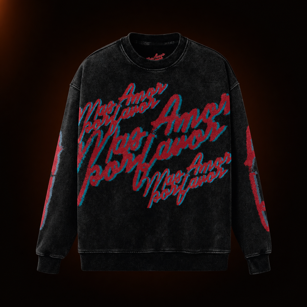 Más Amor Por Favor Unisex Heavyweight Sweater - Edition Extra