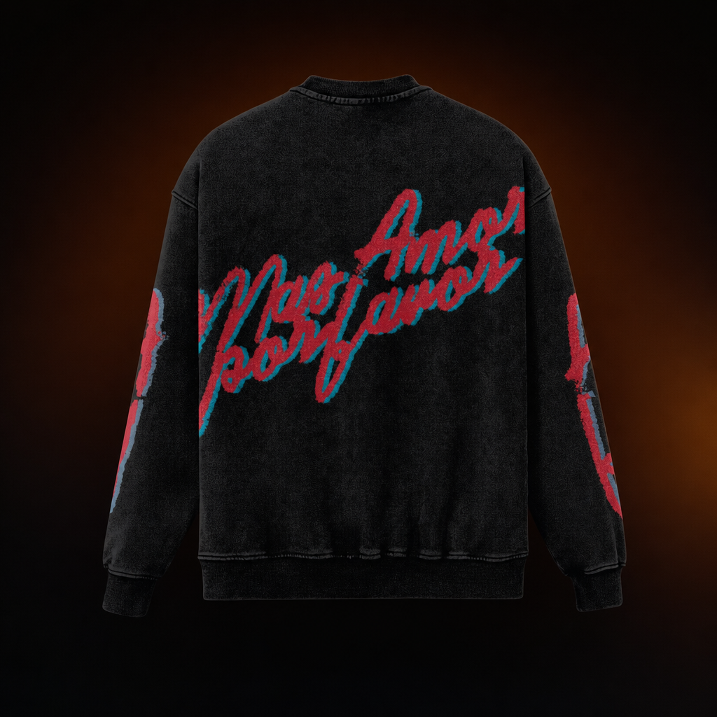 Más Amor Por Favor Unisex Heavyweight Sweater - Edition Extra