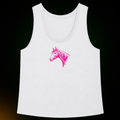 Horse Womens Loose Fit Tank Top - Organic