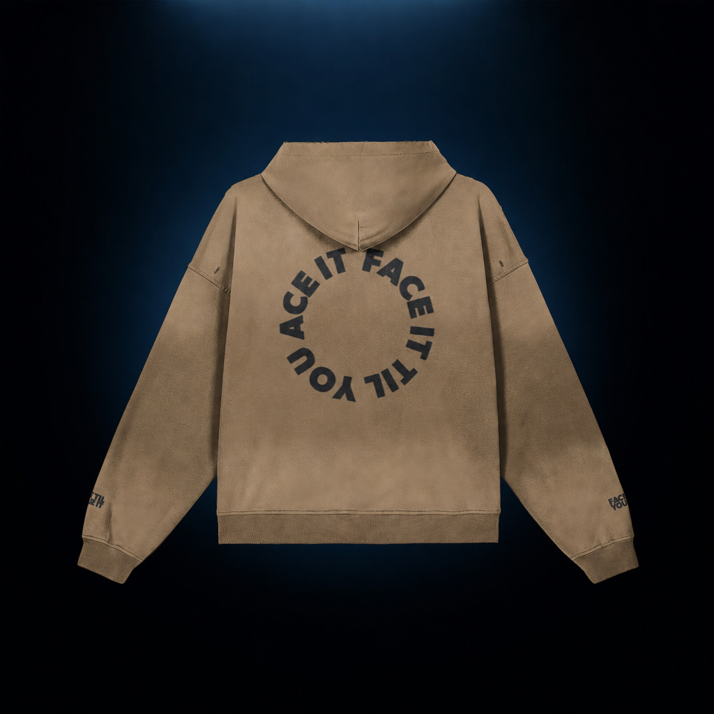 Face It Til You Ace It Unisex Hoodie - Glow Stitched