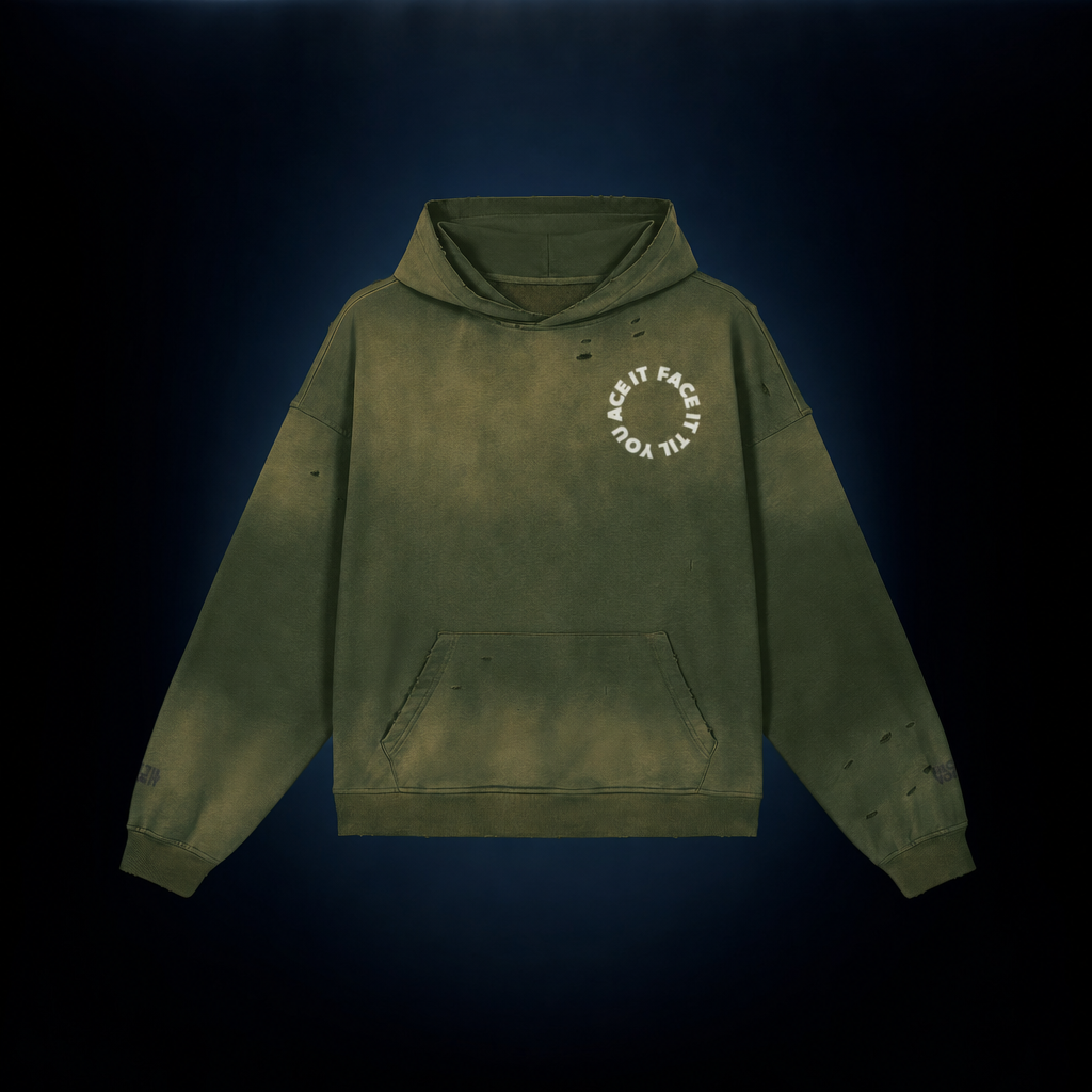 Face It Til You Ace It Unisex Hoodie - Glow Stitched