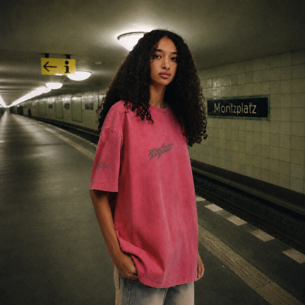 Más Amor Por Favor Unisex Washed Tee