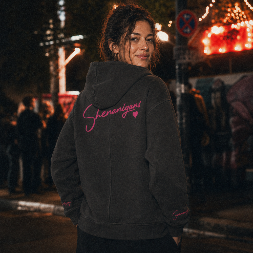Shenanigans Unisex Turtleneck Hoodie - Stitched