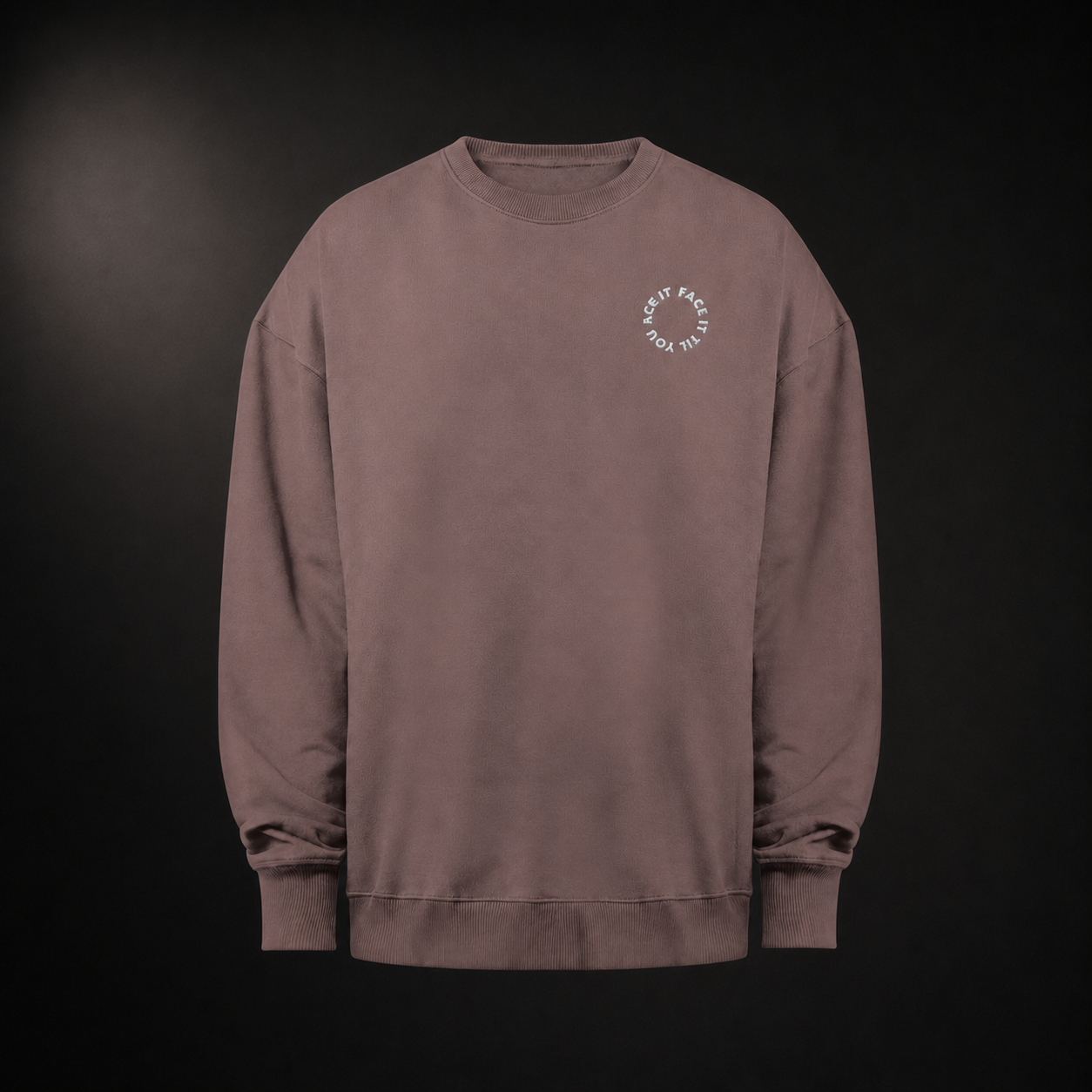 Face It Til You Ace It Heavy Sweatshirt - Organic Stitched