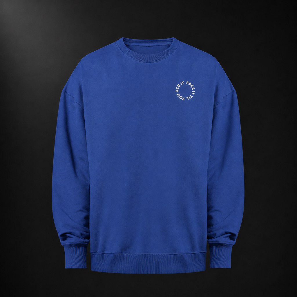 Face It Til You Ace It Heavy Sweatshirt - Organic Stitched
