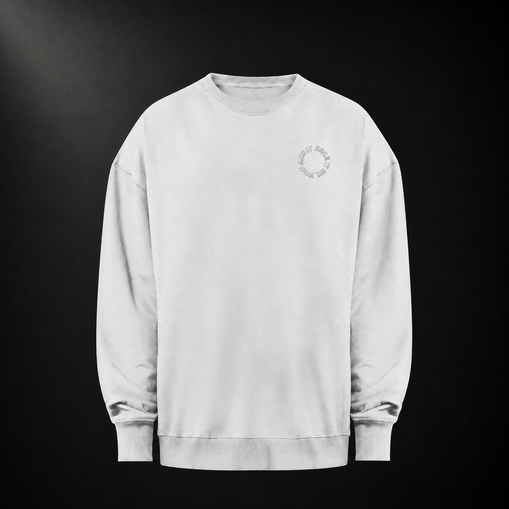 Face It Til You Ace It Heavy Sweatshirt - Organic Stitched