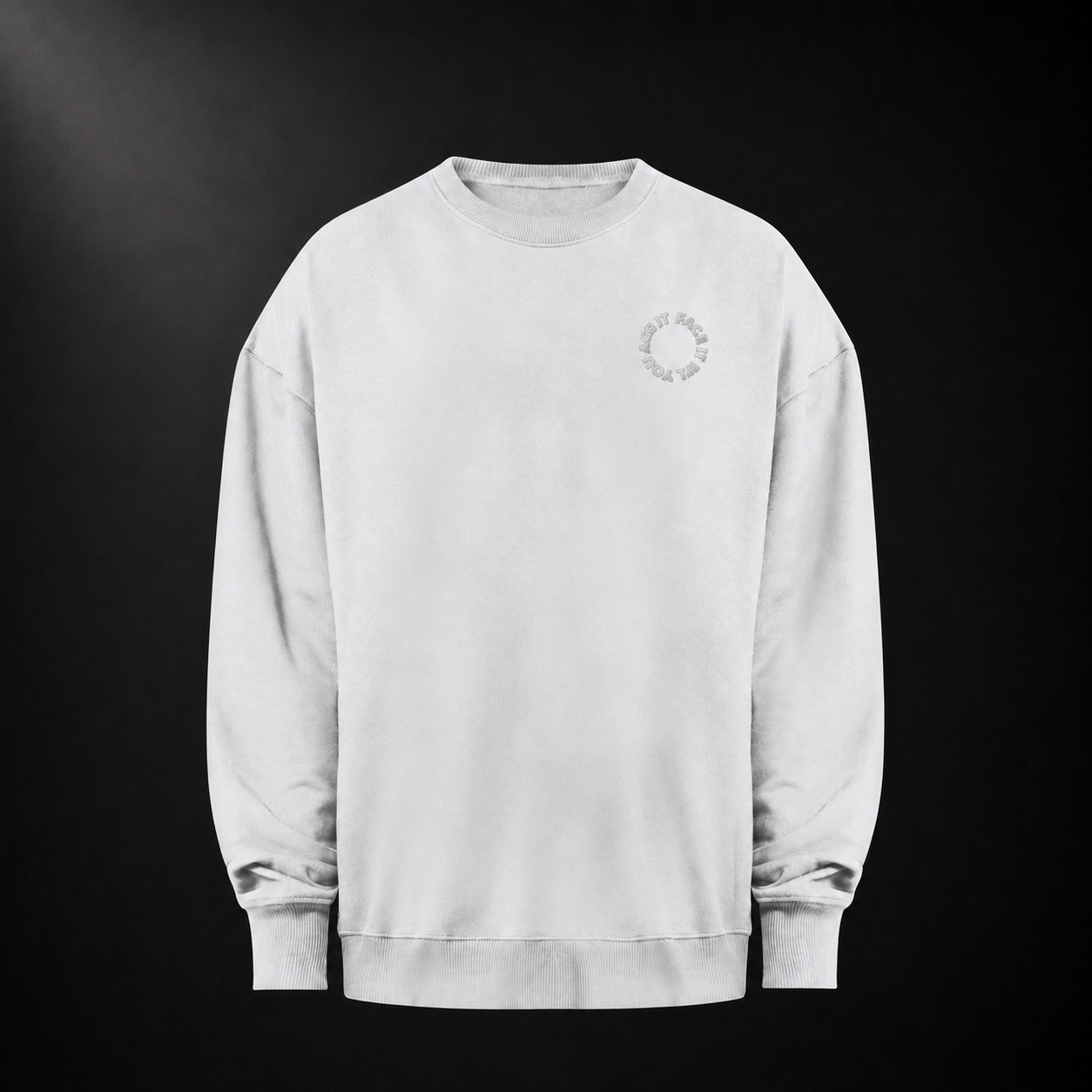 Face It Til You Ace It Heavy Sweatshirt - Organic Stitched