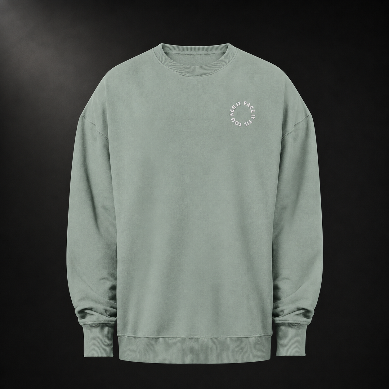 Face It Til You Ace It Heavy Sweatshirt - Organic Stitched