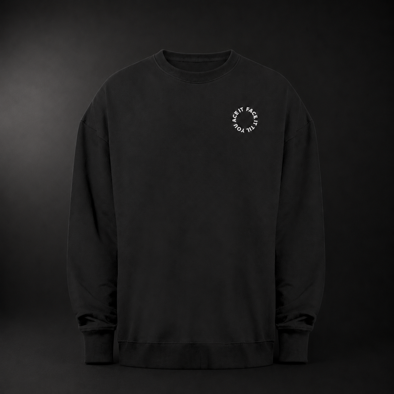 Face It Til You Ace It Heavy Sweatshirt - Organic Stitched