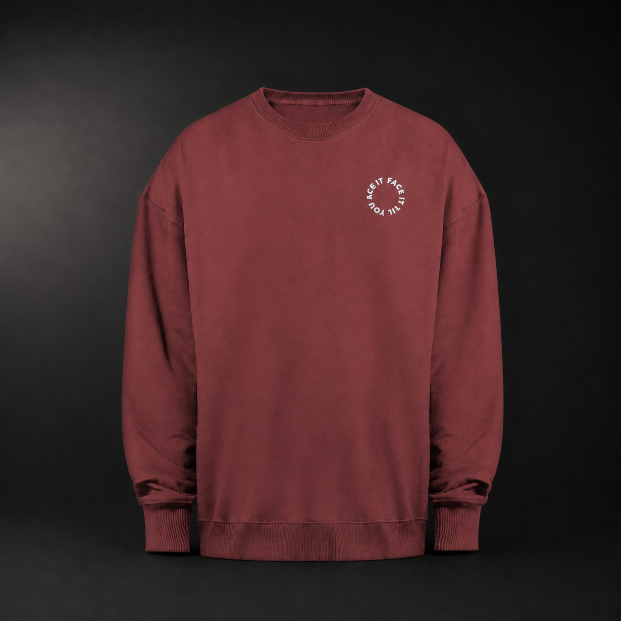 Face It Til You Ace It Heavy Sweatshirt - Organic Stitched