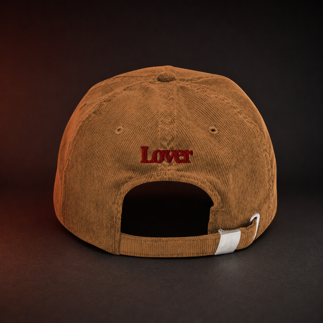 Lover Unisex Corduroy Cap - Stitched