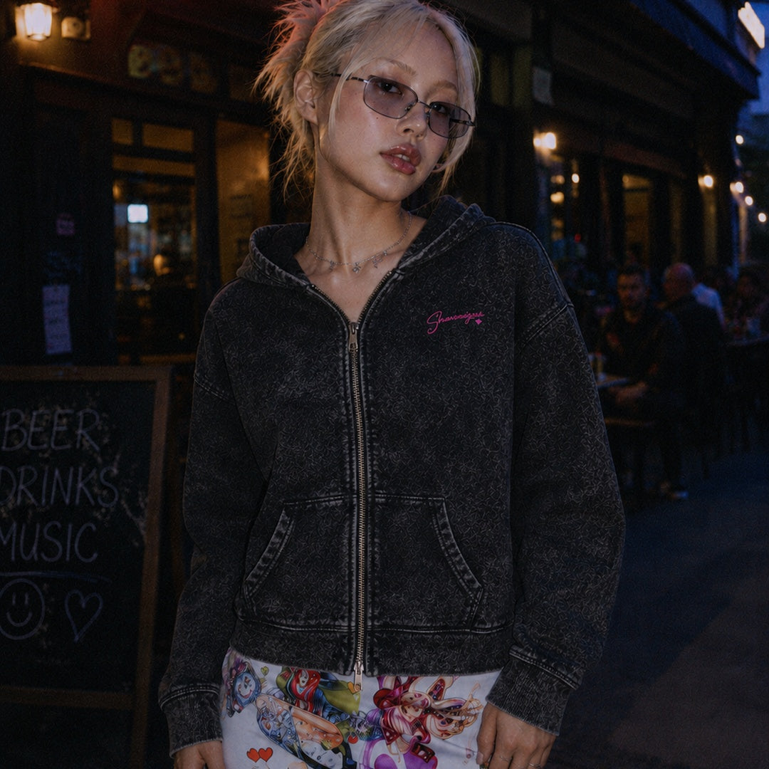 Shenanigans Unisex Snow Wash Hoodie