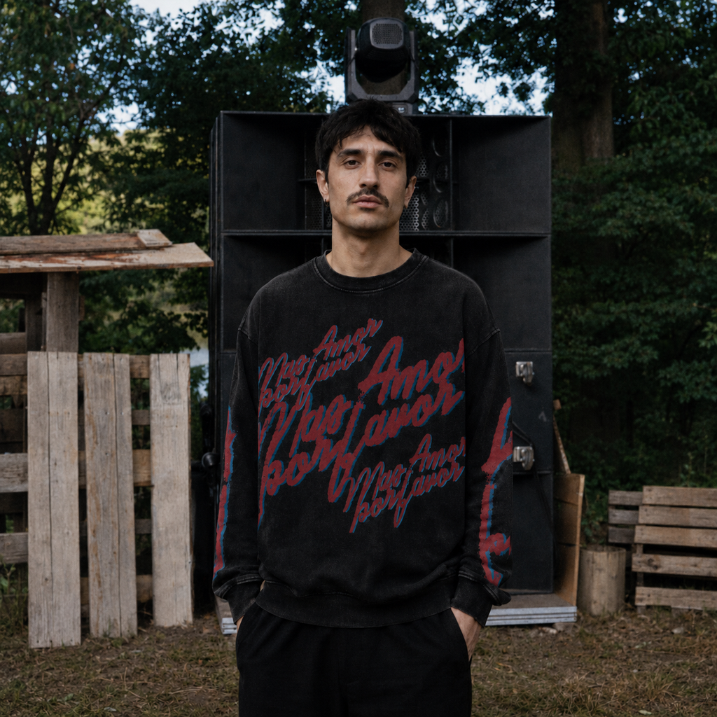 Más Amor Por Favor Unisex Heavyweight Sweater - Edition Extra