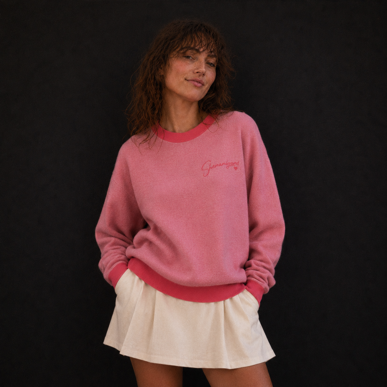 Shenanigans Unisex Knit Sweater - Crew Neck