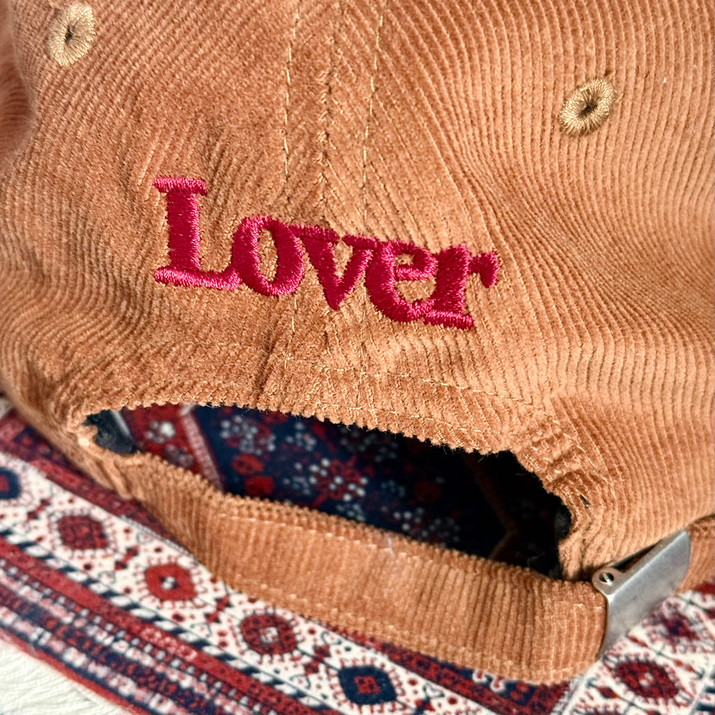 Lover Unisex Corduroy Cap - Stitched
