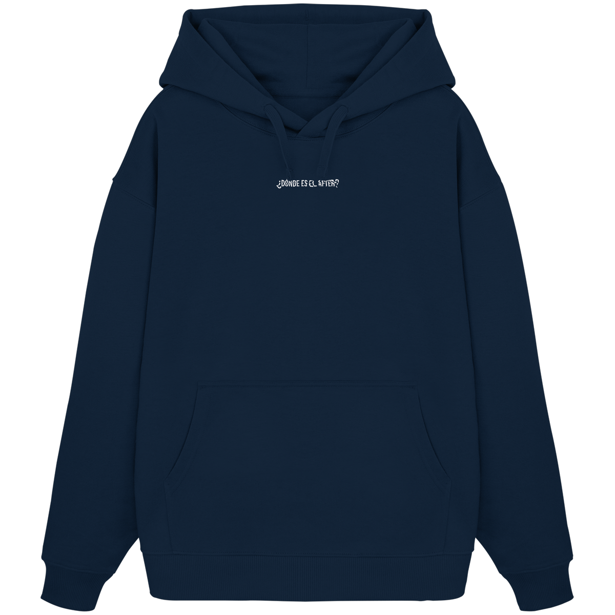 ¿Dónde es el After? – Organic Oversize Hoodie in French Navy – KABUFF Kreuzberg