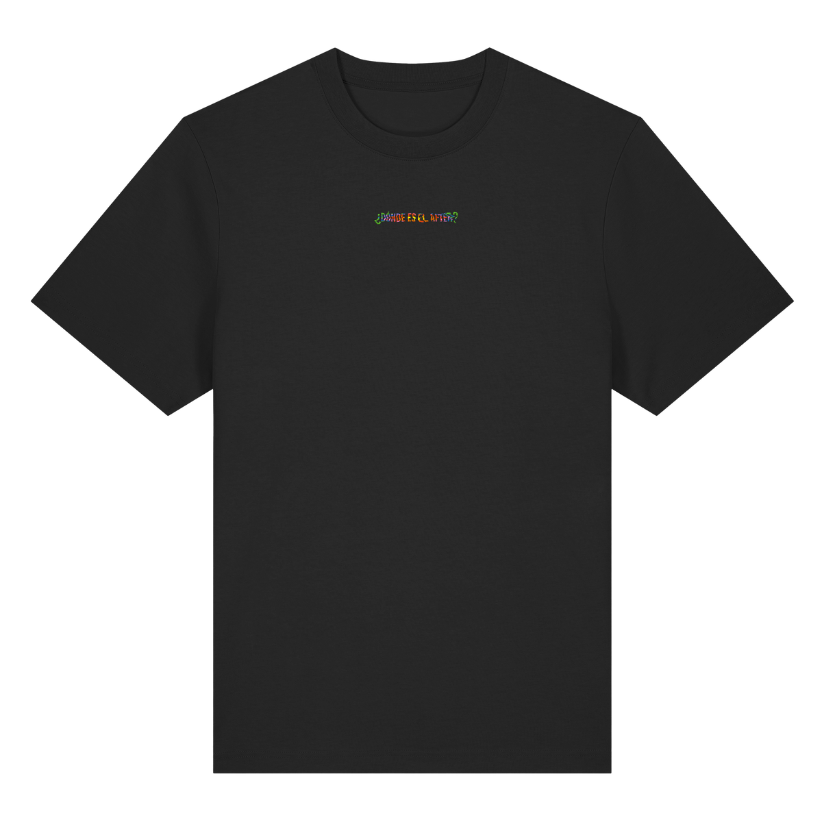 ¿Dónde es el After? – Rainbow – Organic Heavy Shirt in Black – KABUFF Kreuzberg