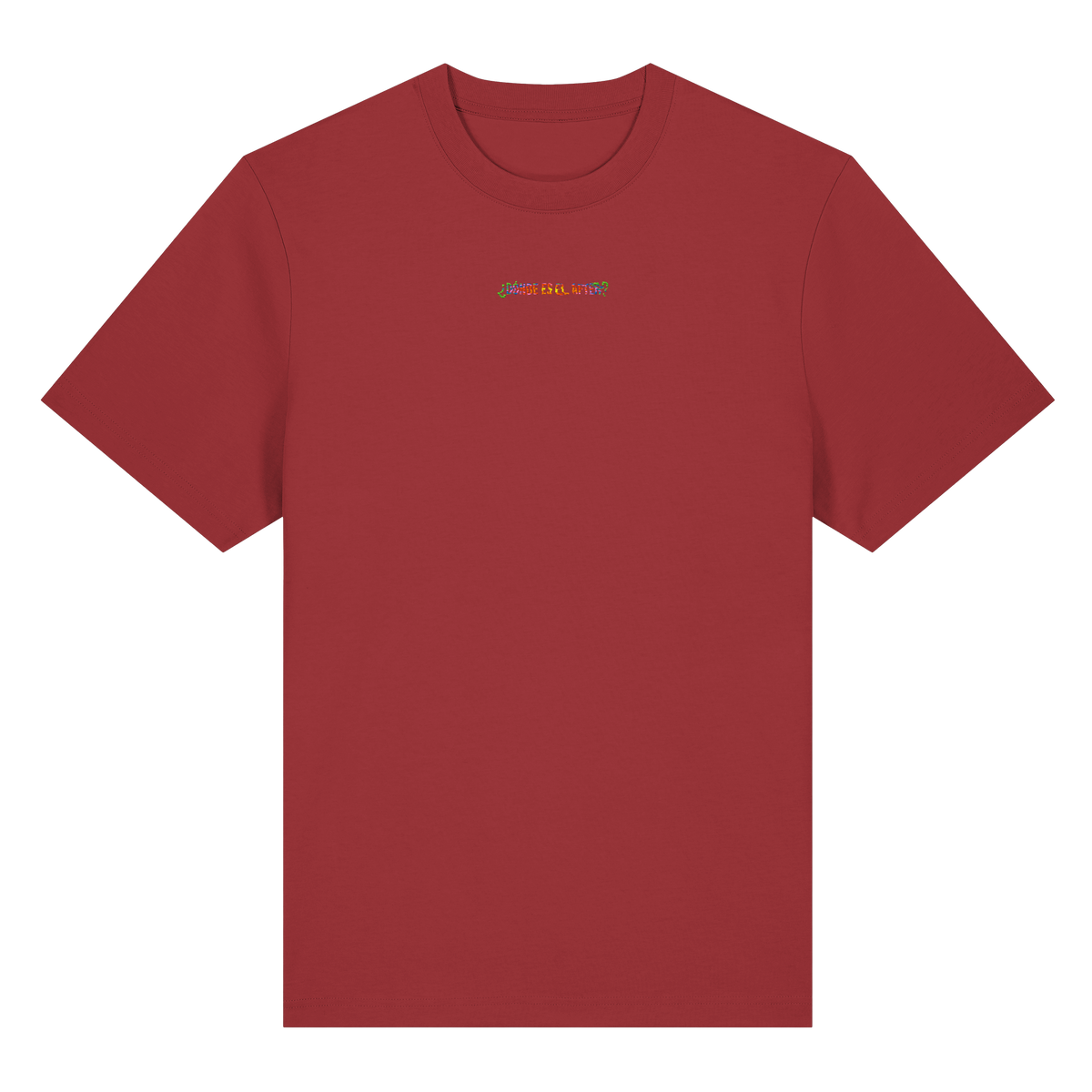 ¿Dónde es el After? – Rainbow – Organic Heavy Shirt in Red Earth – KABUFF Kreuzberg