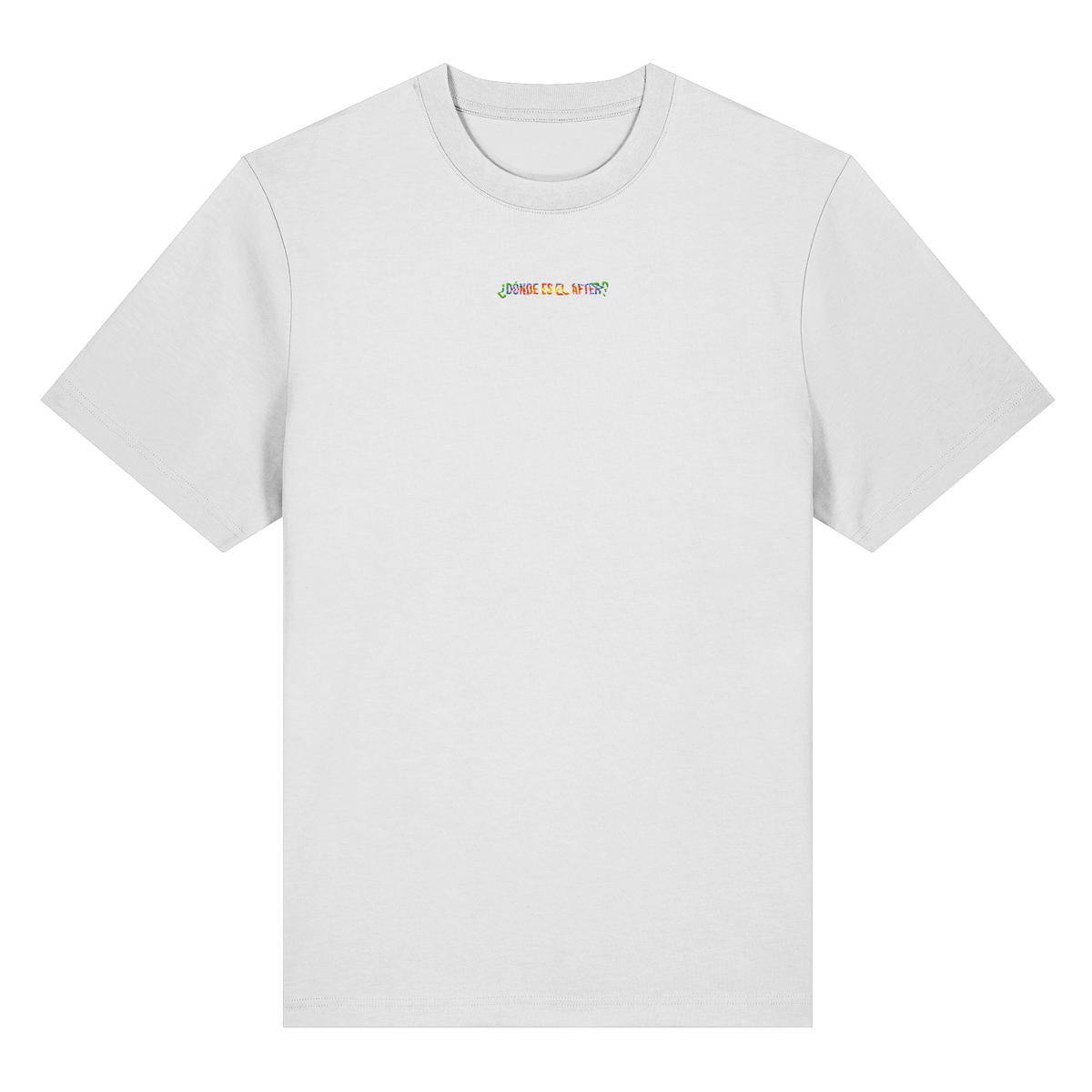 ¿Dónde es el After? – Rainbow – Organic Heavy Shirt in White – KABUFF Kreuzberg