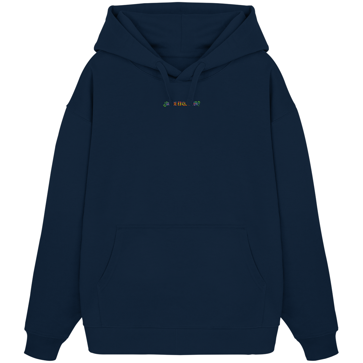 ¿Dónde es el After? – Rainbow – Organic Oversize Hoodie in French Navy – KABUFF Kreuzberg