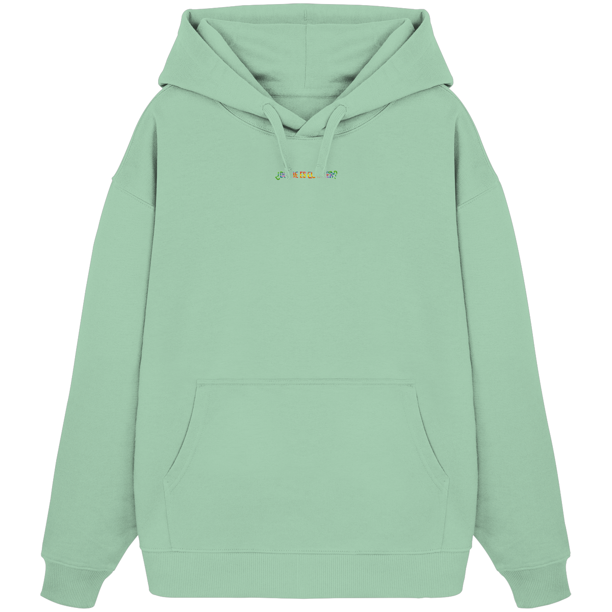 ¿Dónde es el After? – Rainbow – Organic Oversize Hoodie in Misty Jade – KABUFF Kreuzberg