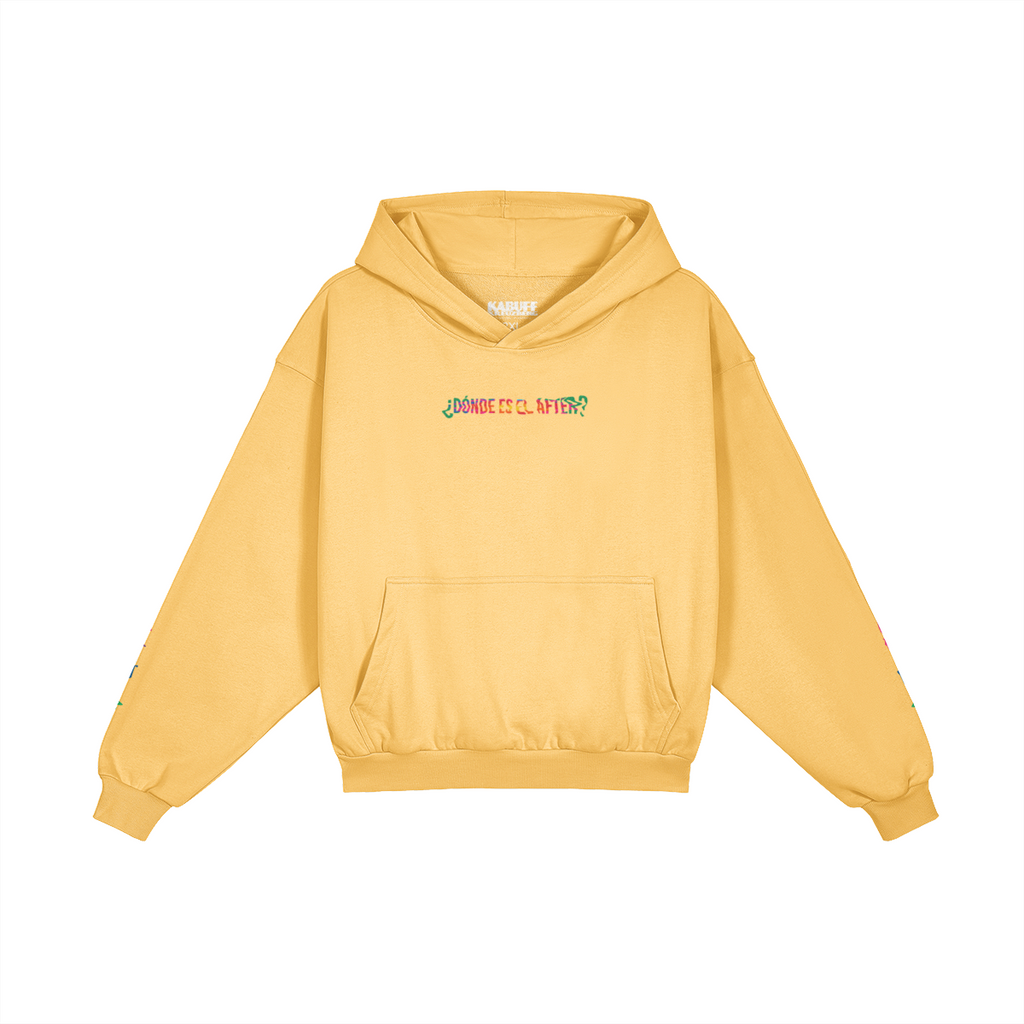 ¿Dónde es el After? – Tapered Balloon Hoodie – KABUFF Kreuzberg