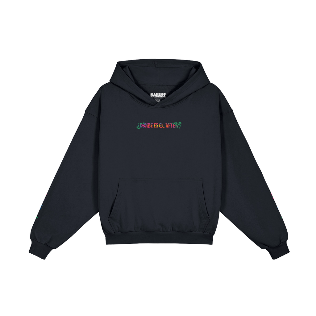 ¿Dónde es el After? – Tapered Balloon Hoodie – KABUFF Kreuzberg