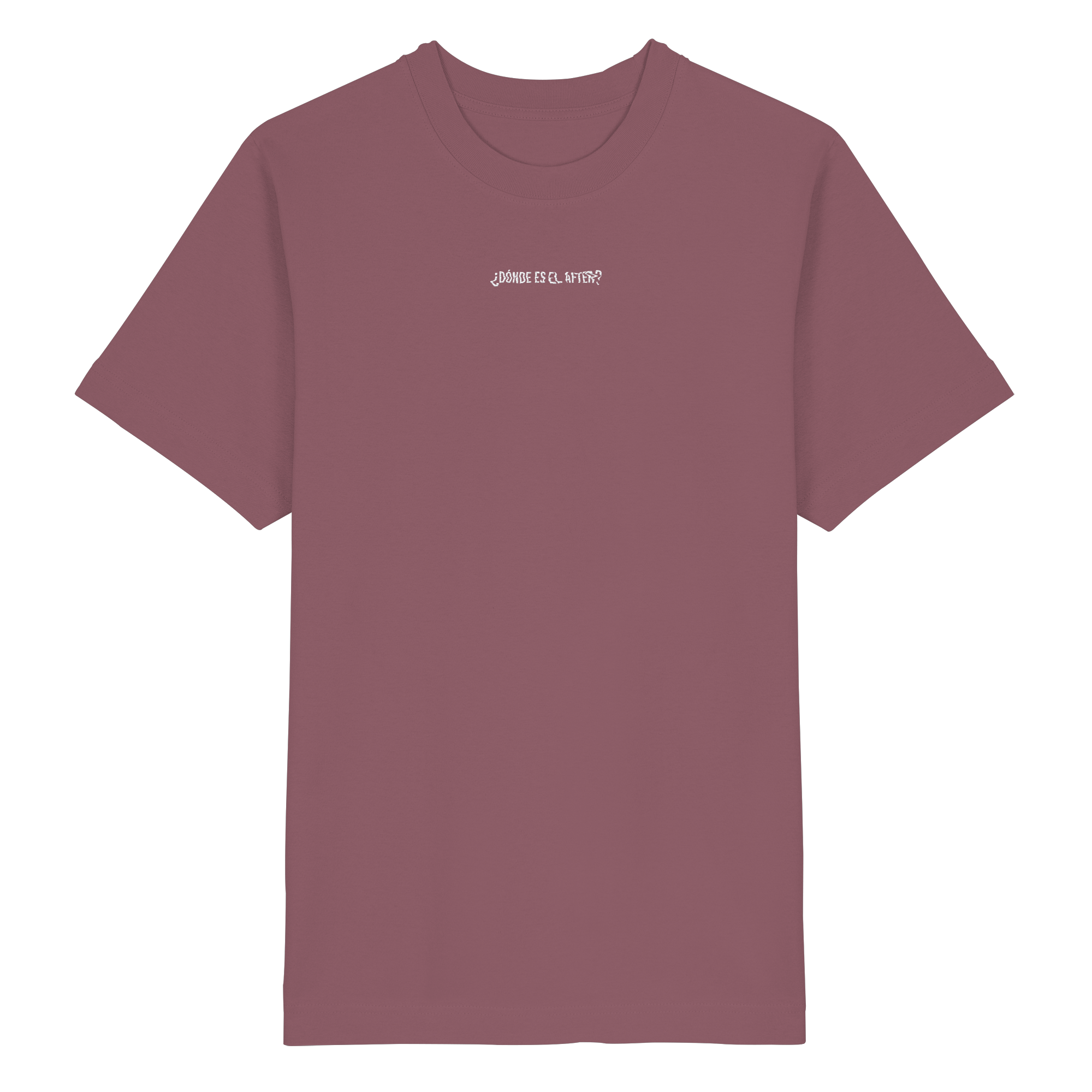 ¿Dónde es el After? - Heavy Oversized Organic Shirt