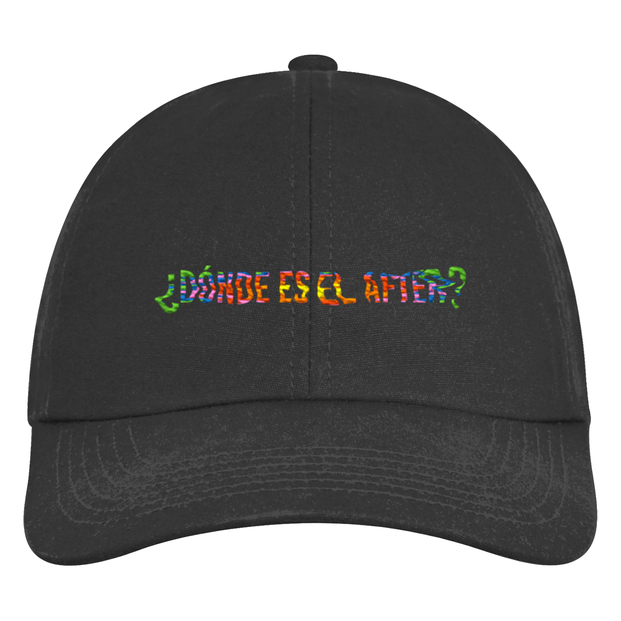¿Dónde es el After? - Rainbow - Organic 6-Panel Cap