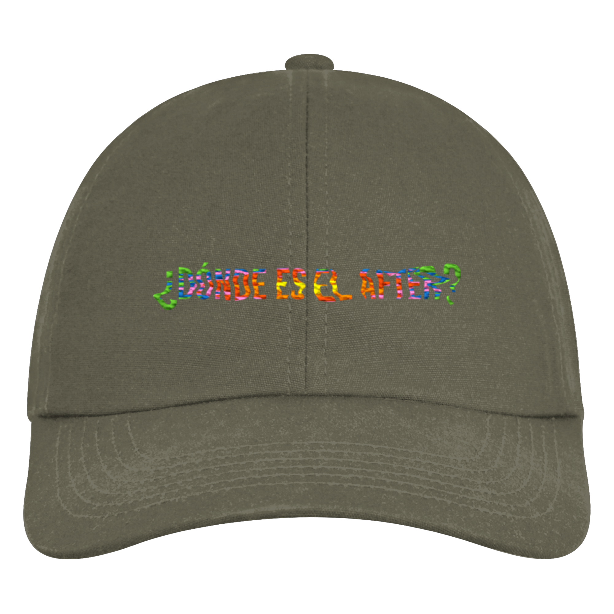 ¿Dónde es el After? - Rainbow - Organic 6-Panel Cap