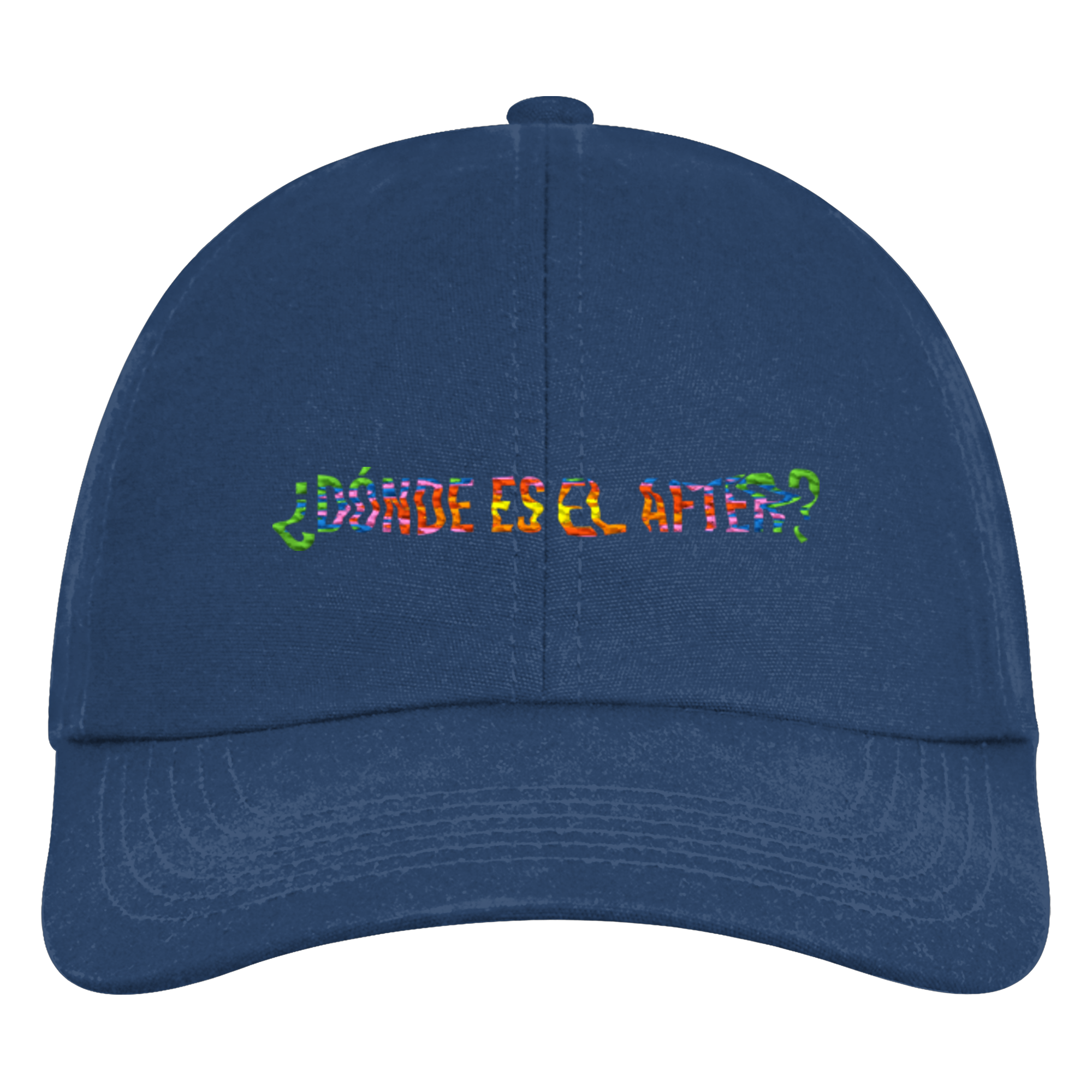 ¿Dónde es el After? - Rainbow - Organic 6-Panel Cap