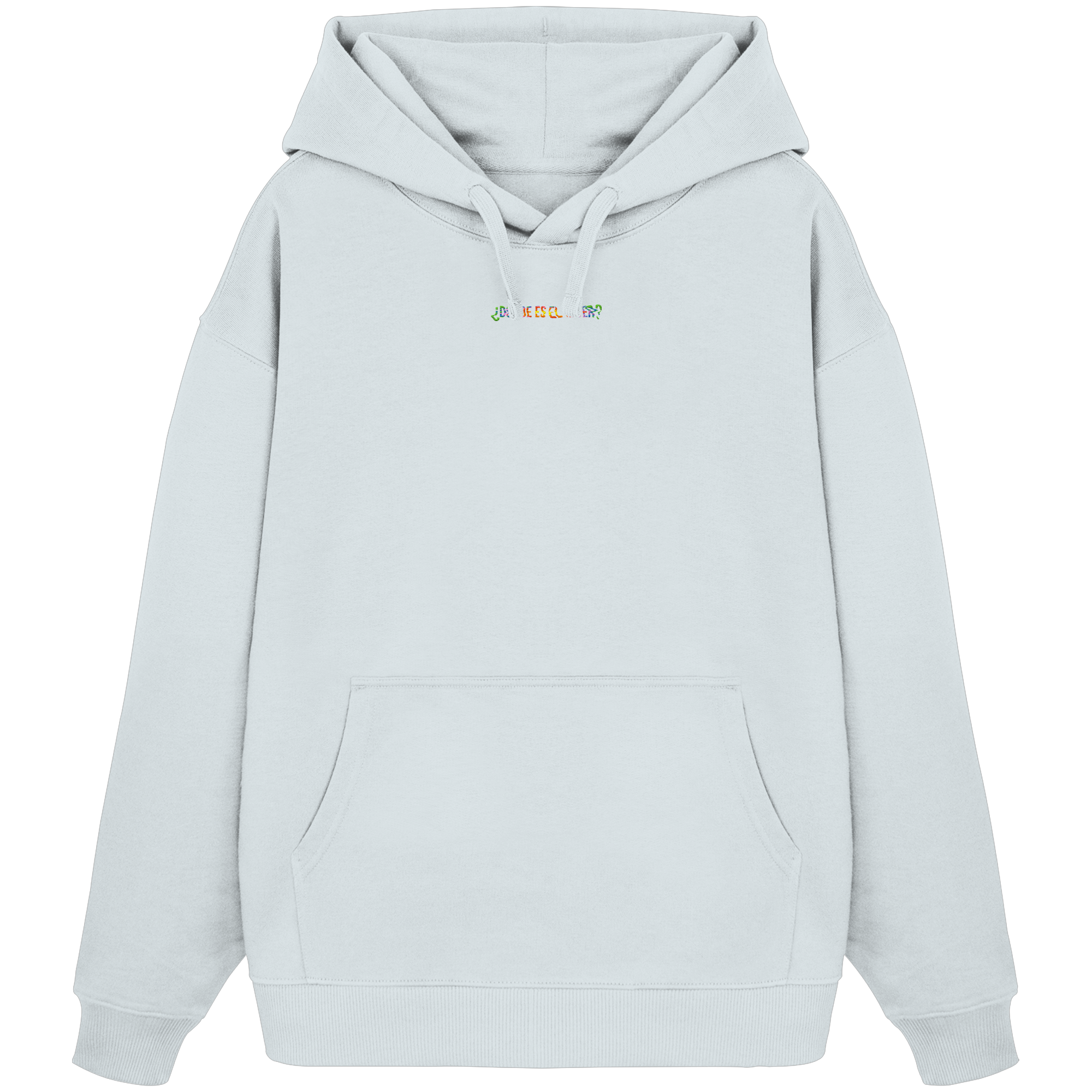 ¿Dónde es el After? - Rainbow - Organic Oversize Hoodie