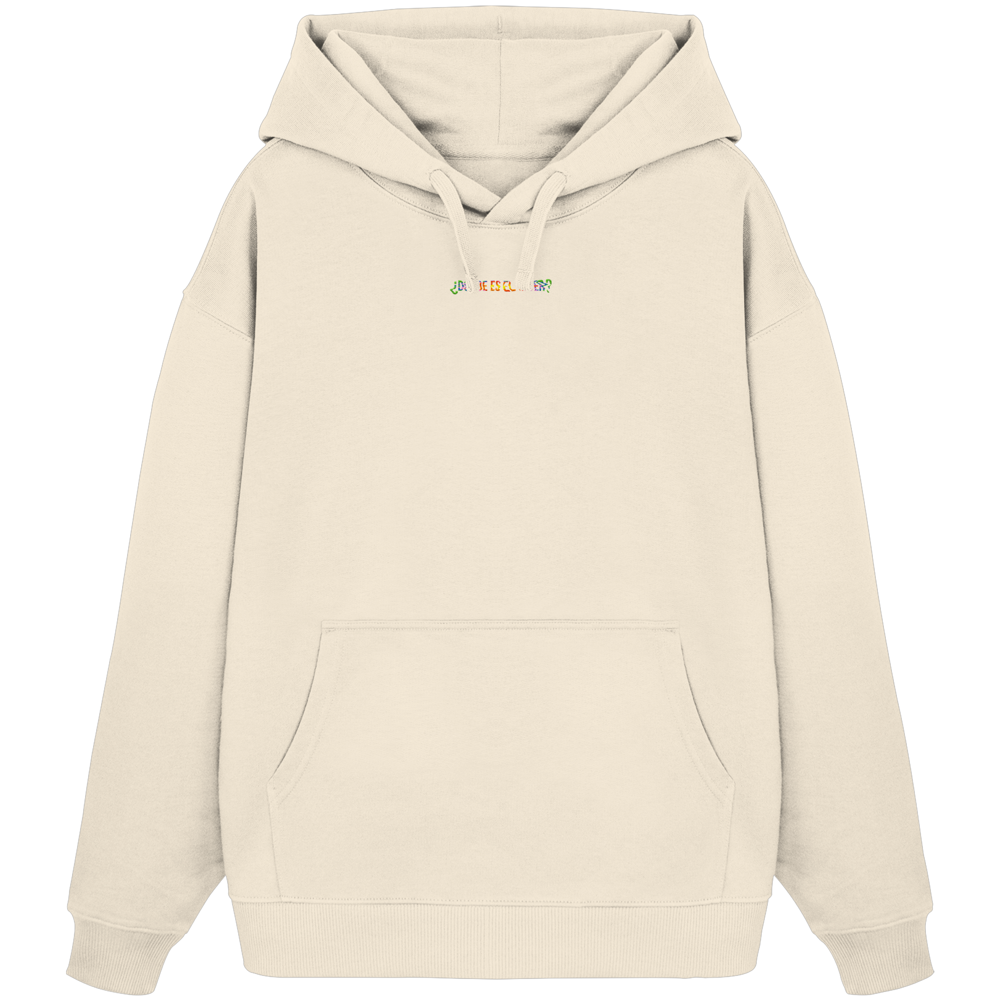 ¿Dónde es el After? - Rainbow - Organic Oversize Hoodie