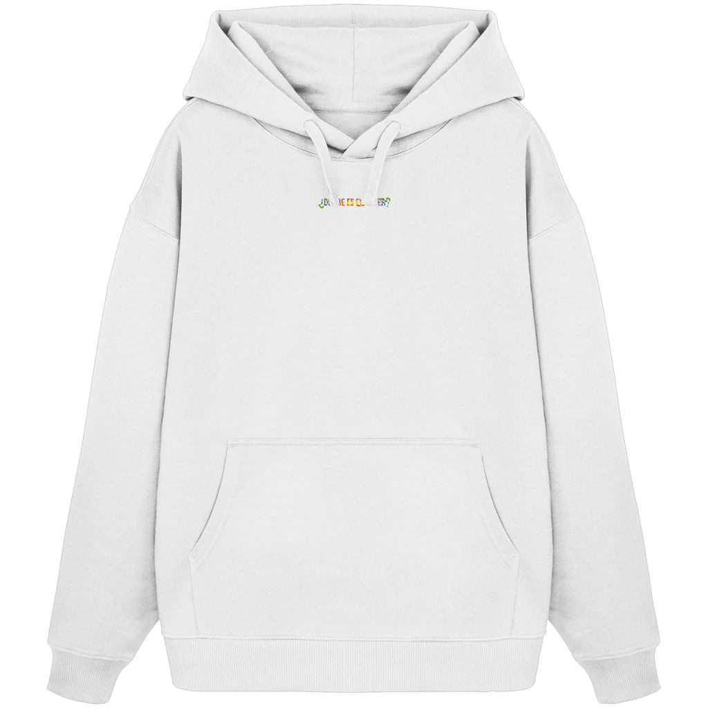 ¿Dónde es el After? - Rainbow - Organic Oversize Hoodie