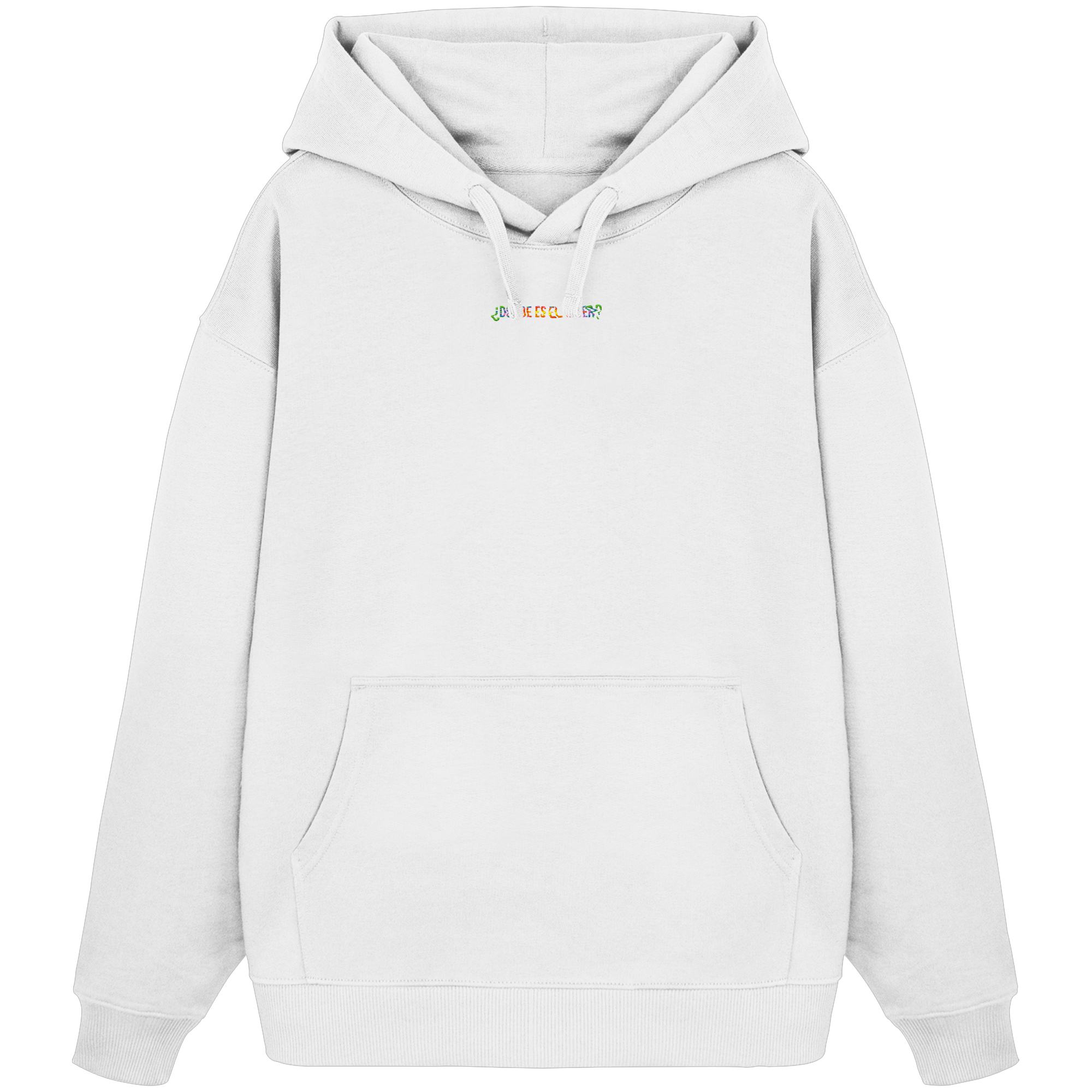 ¿Dónde es el After? - Rainbow - Organic Oversize Hoodie